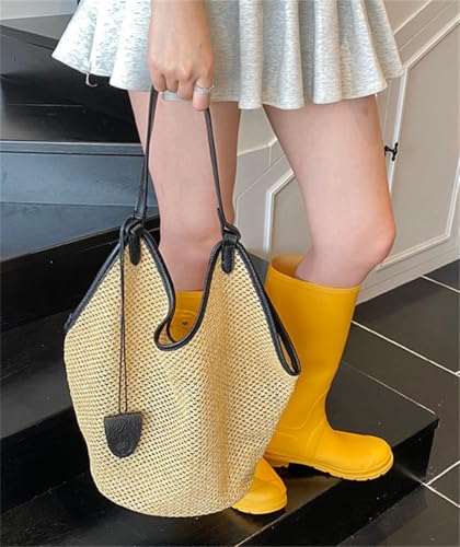 Bolso Hobo de Paja para Mujer Verano Playa miniatura 2