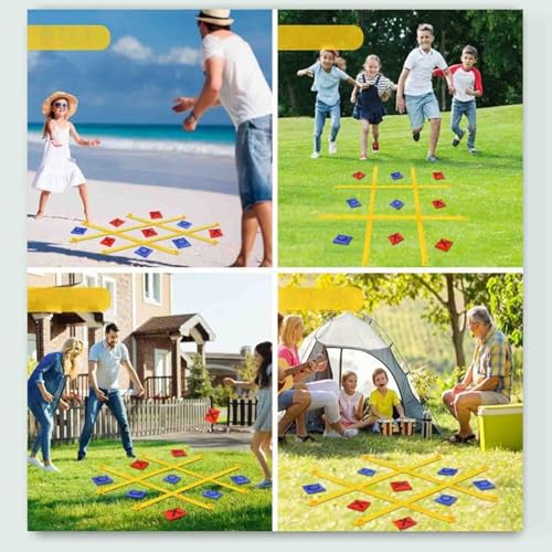 Jeu de lancer de sacs de haricots pliable avec cibles de stratégie intégrées