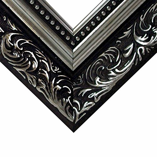 Cadre baroque 10939 argent 60x120 cm idéal pour illuminer votre salon