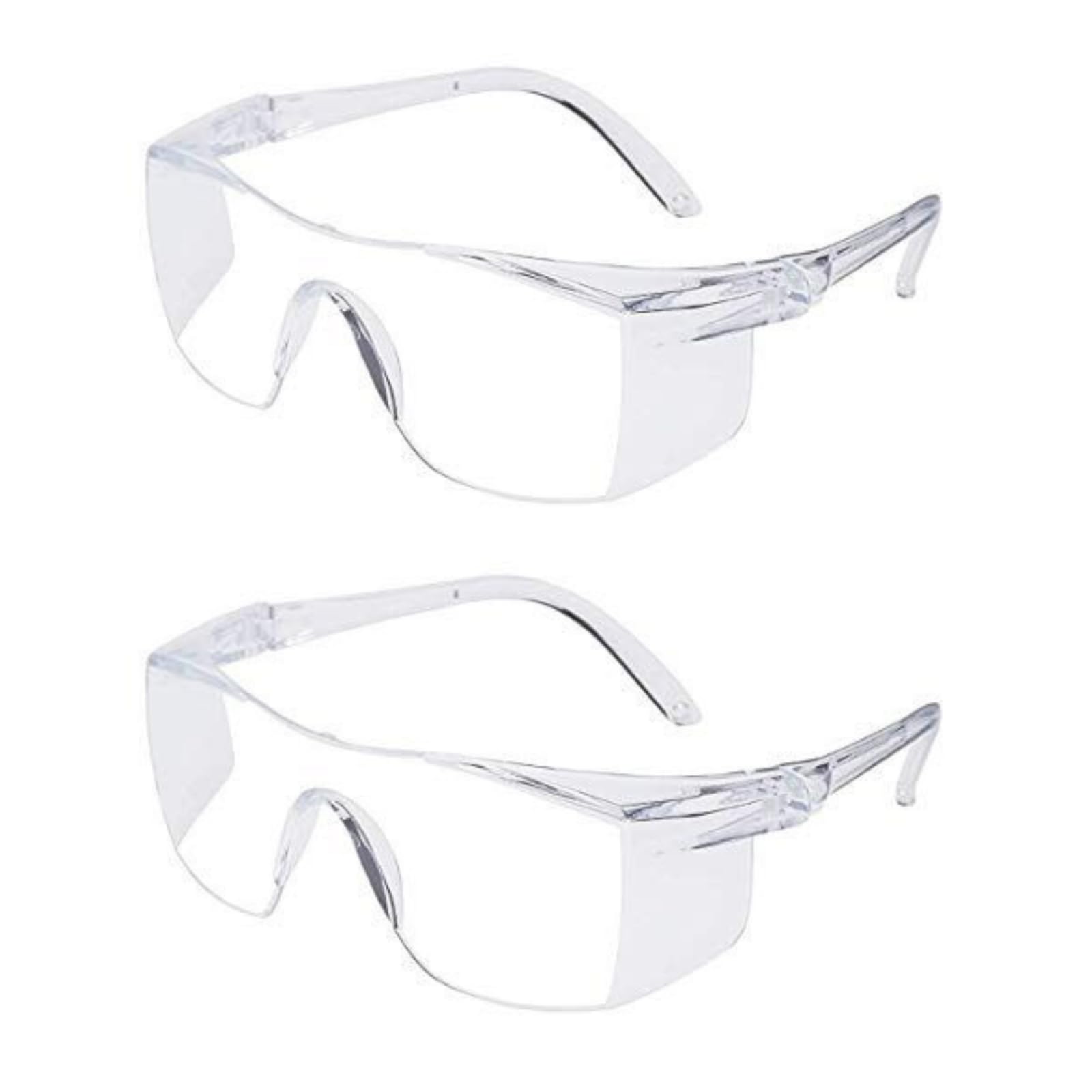 Safety Glasses for Men & Women – Clear Anti-Fog, Anti-Scratch Goggles for Bike, Lab, Construction & Industrial Use. (2)