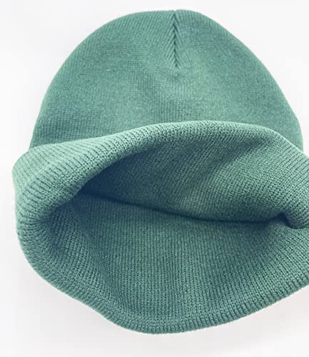 Czevip Green Slouchy Beanie Hat Valentines Day Gifts For Him Cool Hats For Men Women Husband Father Winter Knitted Cap Travel Essentials Notre Dame Winter Hat Soft Warm Night Cap Sun #TOP4