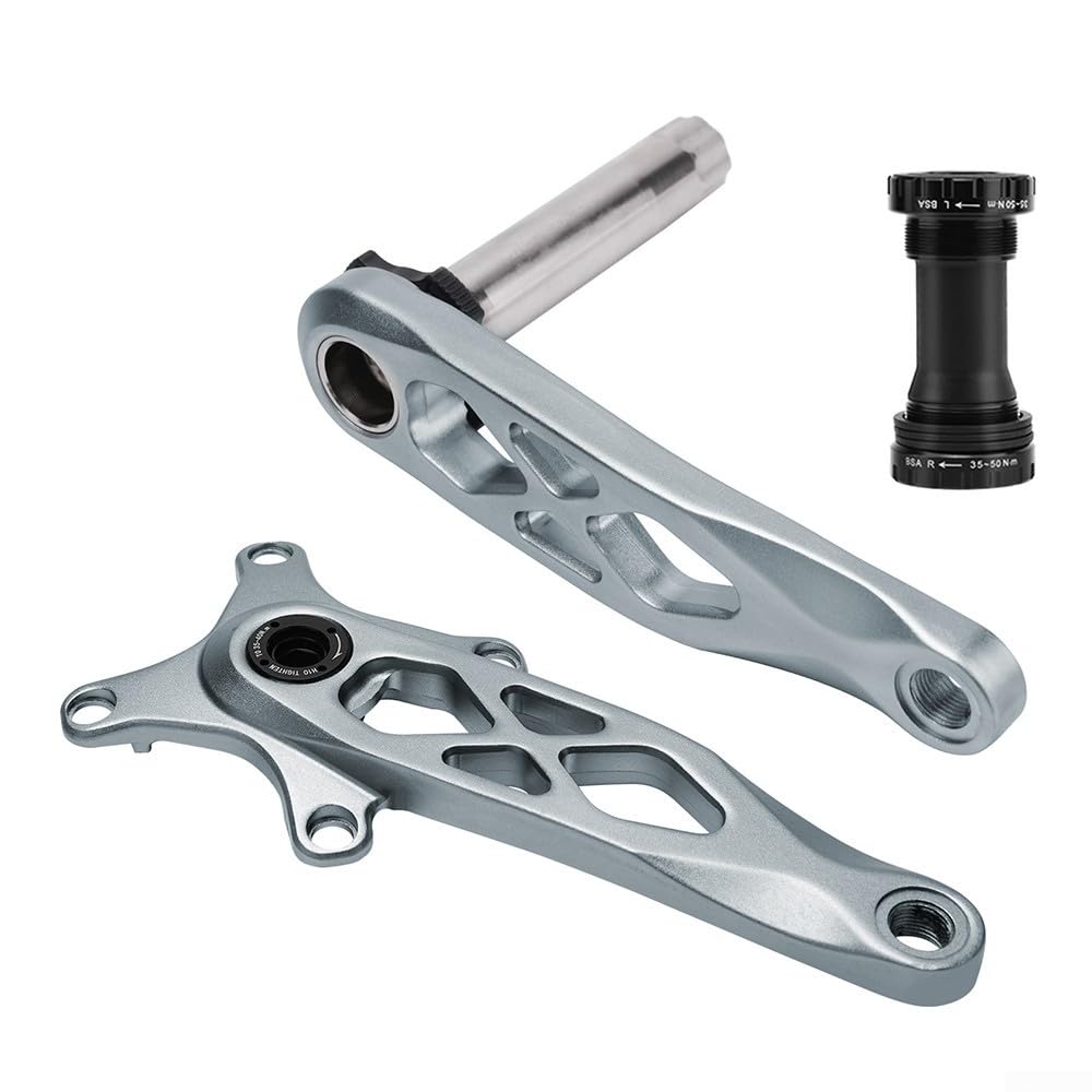 Juego Bielas Aluminio 170mm 104BCD con Eje para acero Juego Bielas