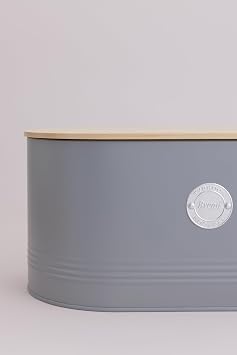 Typhoon Living Grey Bread Bin
