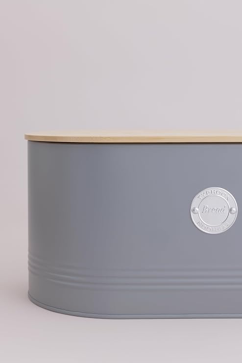 Typhoon Living Grey Bread Bin