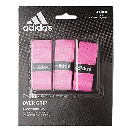 adidas Pádel OV - Set overgrip, Color Rosa, Talla única