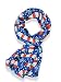 V28® Candy Cane Print Women's Scarf Christmas Gift Lightweight