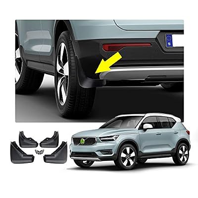 LFOTPP Mud Flaps for 2018 2019 2020 2021 2022 V*olvo XC40 Splash Guards Mudflap Fender Mudguards Pack of 4 Black