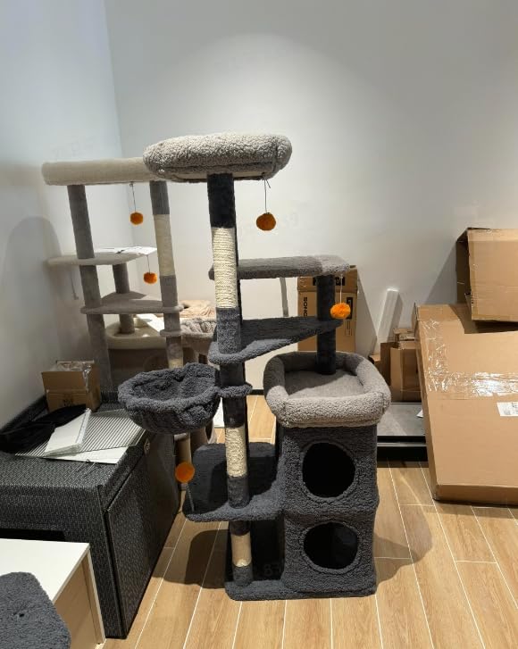 Torre rascador para gatos Feandrea 152 cm multi-niveles