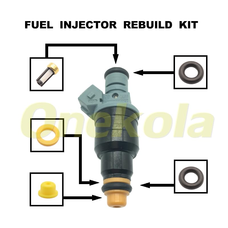 Fuel Injector Repair Kits for 0280150989 for Volkswagen Golf III 1.8 2.0 for Fiat tempra 2.0 for Ford Galaxy 2.0 - (Color: 20 Set)