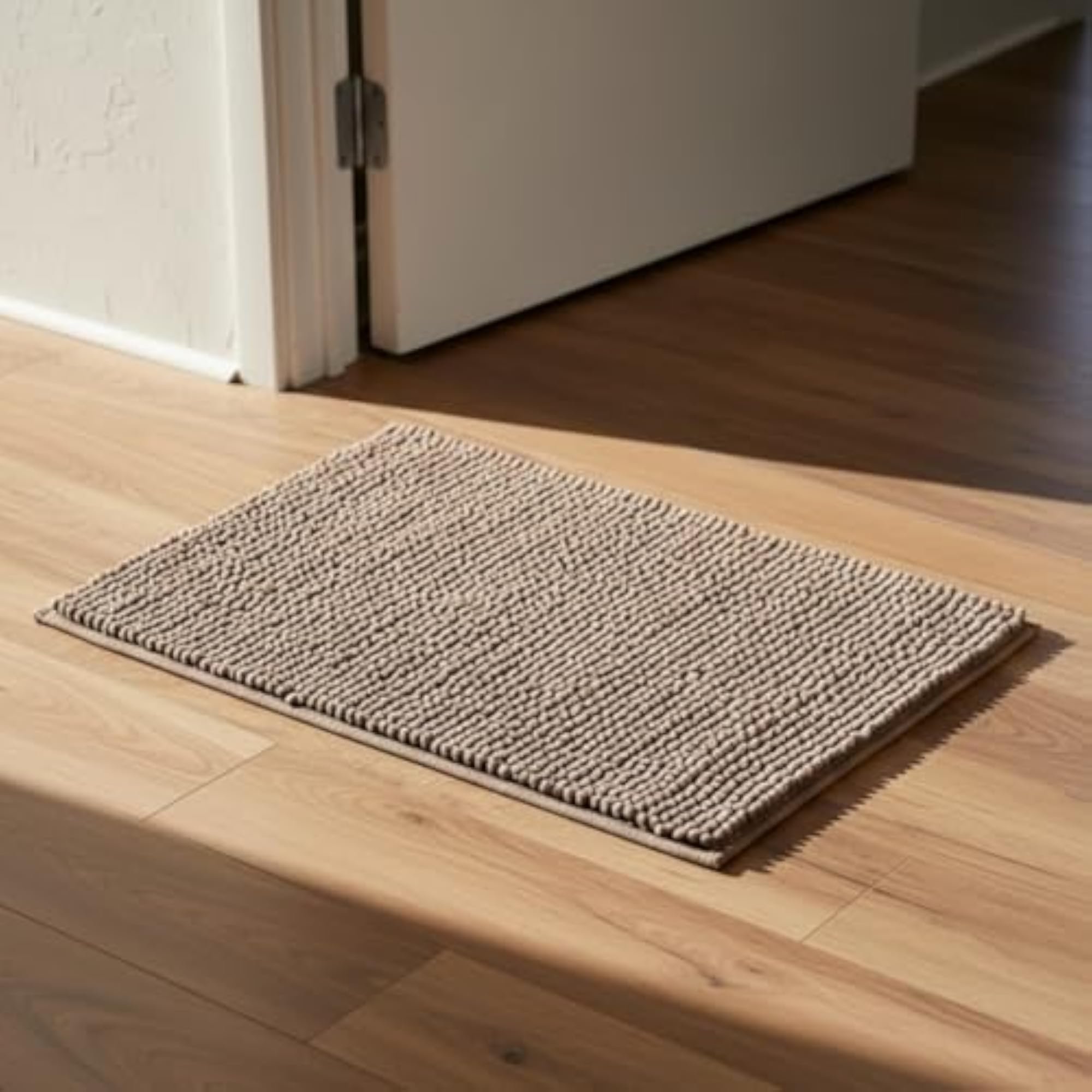 Aura Bath Mat - Beige, Soft Material