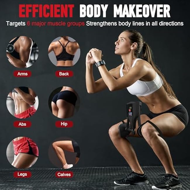 Thigh Master Kegel Exerciser with Cordless Ball,0-132 lbs Adjustable Resistance,Pelvic Floor Exercise Devices,Hip Trainer Leg Trainer for Men and Women