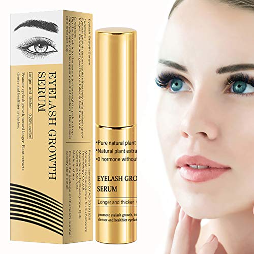 Eyelash Growth Serum, Eyelash Serum to Growth Lashes Booster Lashes Eyelash Growth Enhancer to Grow Longer Fuller Thicker Improve Strength Reduce Brittleness