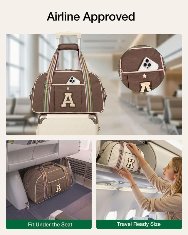 Elilier Gift for Teen Boy,Teen Gift,Kids Gym Bag,Initial Sport Bag,Letter A