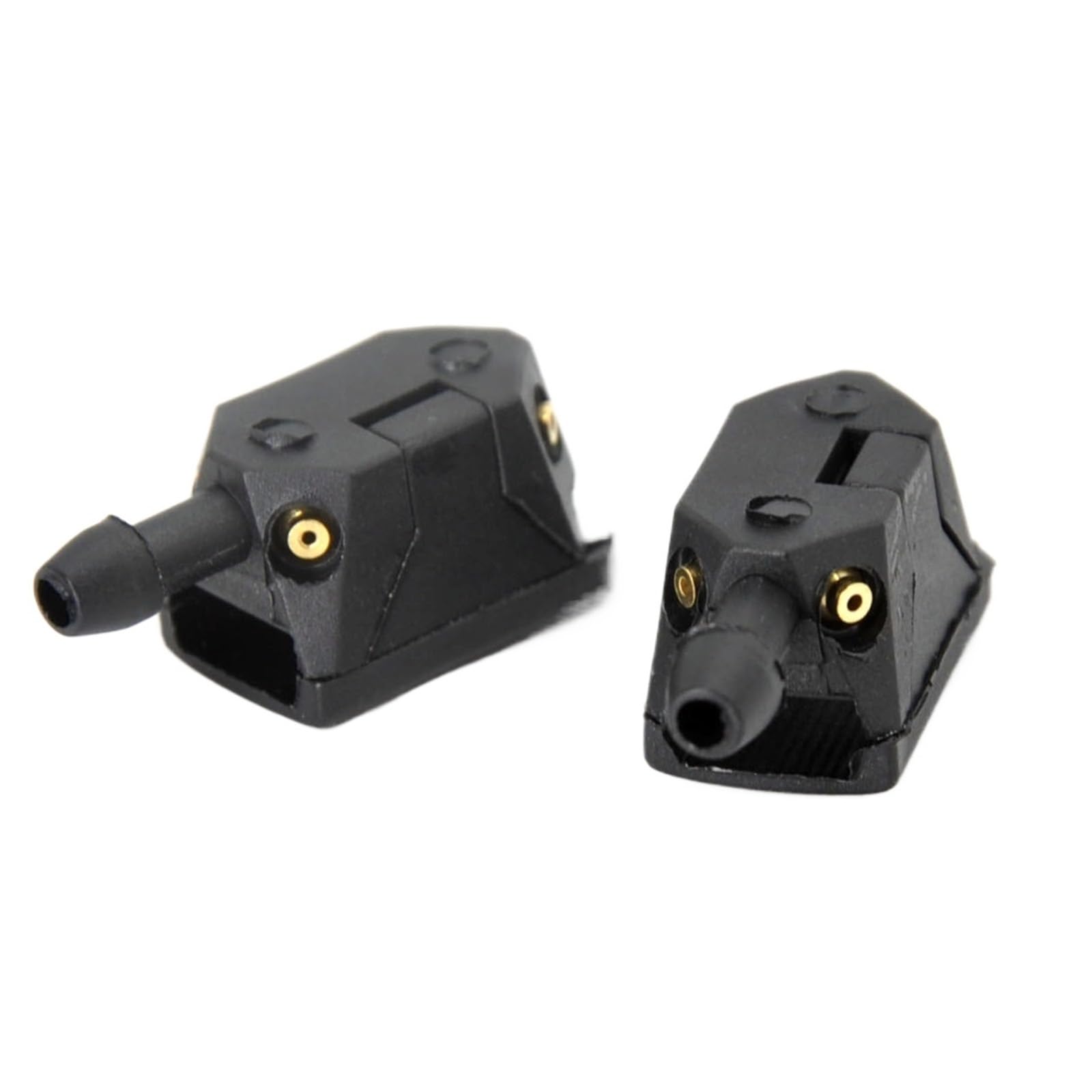 Zhlouytg One Color 2Pcs Universal Car Windscreen Washer Wiper Blade Water Spray Jets Nozzles Front Windshield Spray Nozzles Washer Jet Kit