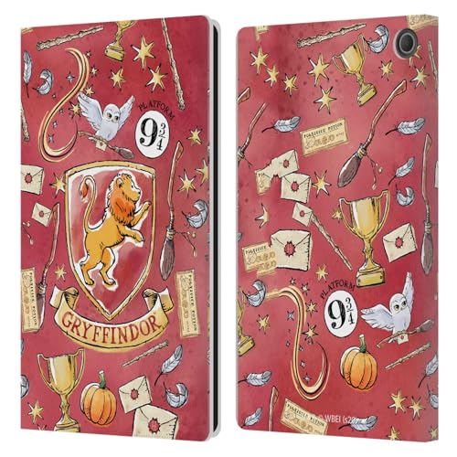 Étui Amazon Fire Max 11 Harry Potter Gryffindor en cuir