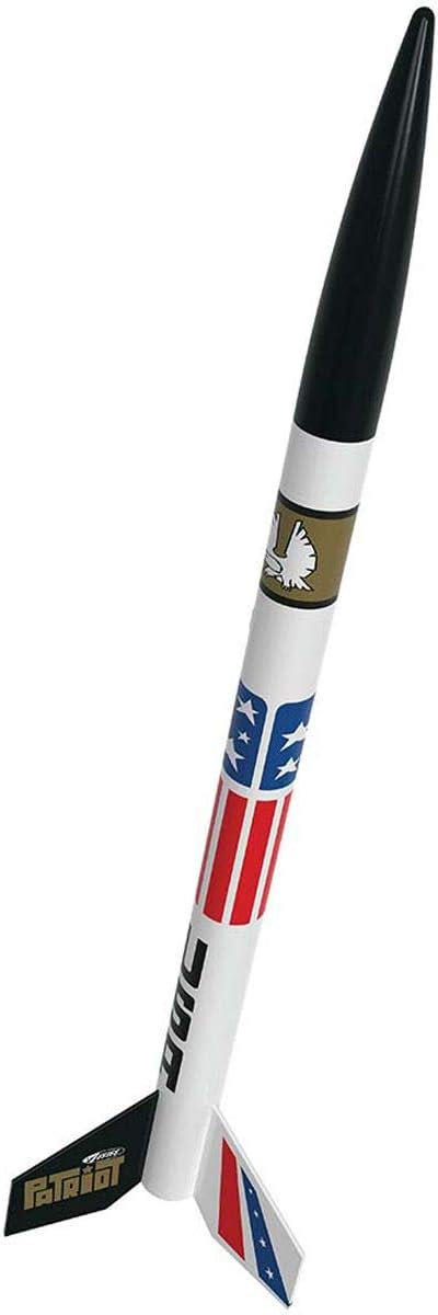 Estes 652 Citation Patriot Model Rocket Kit components