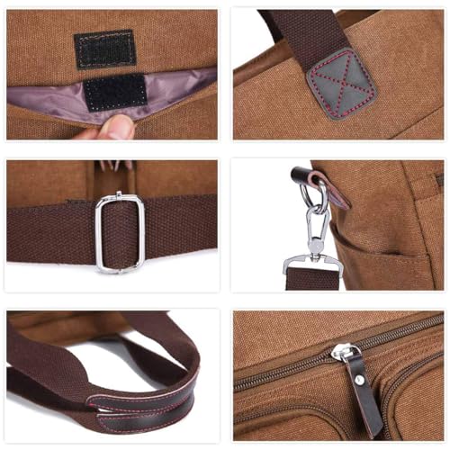 Image of ToLFE Women Top Handle Satchel Handbags Shoulder Bag Messenger Tote Bag Purse Crossbody Bag Travel Work Tote Bag