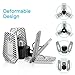 LZHOME 2-Pack Deformable LED Garage Ceiling Lights, 9000 Lumens, 82W CRI 80, Adjustable Shop Lighting (No Motion Activated)