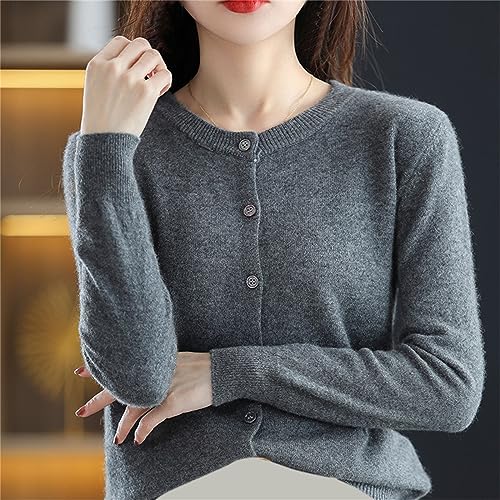 Cashmere Blend Turtleneck Cardigan