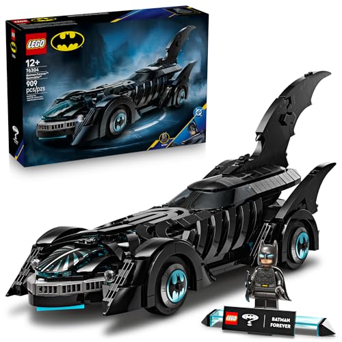LEGO DC Batman: Batman Forever Batmobile Kids Toy - Building & Learning Toy for Girls & Boys, Ages 12+ - Model Car with Minifigure Included - Gift...