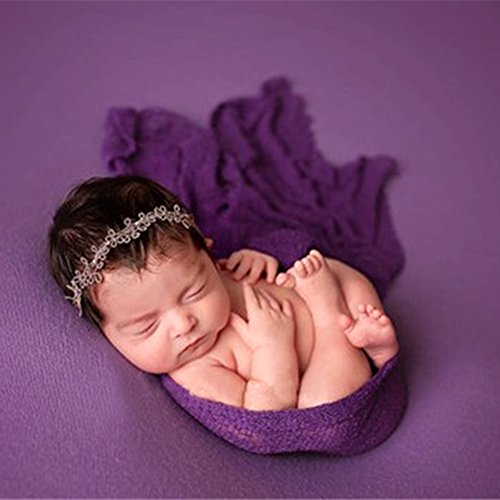 ZUMUii Butterme Neugeborene Baby-Fotografie Stützen - Lange Ripple Wrap Decke DIY Baby Foto Prop