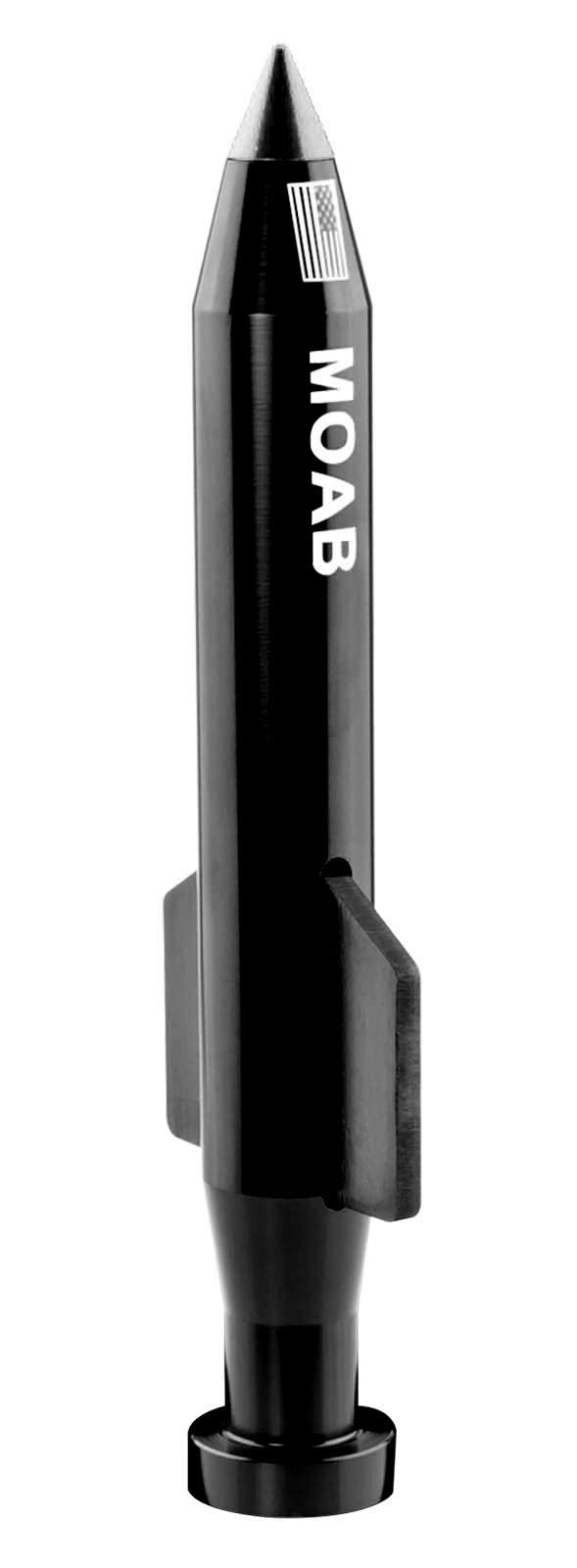 VMS RACING BLACK MOAB ANTENNA in Heavy Gauge CNC Machined Billet Aluminum Short Compatible with CHEVY SILVERADO 1500 2500 3500