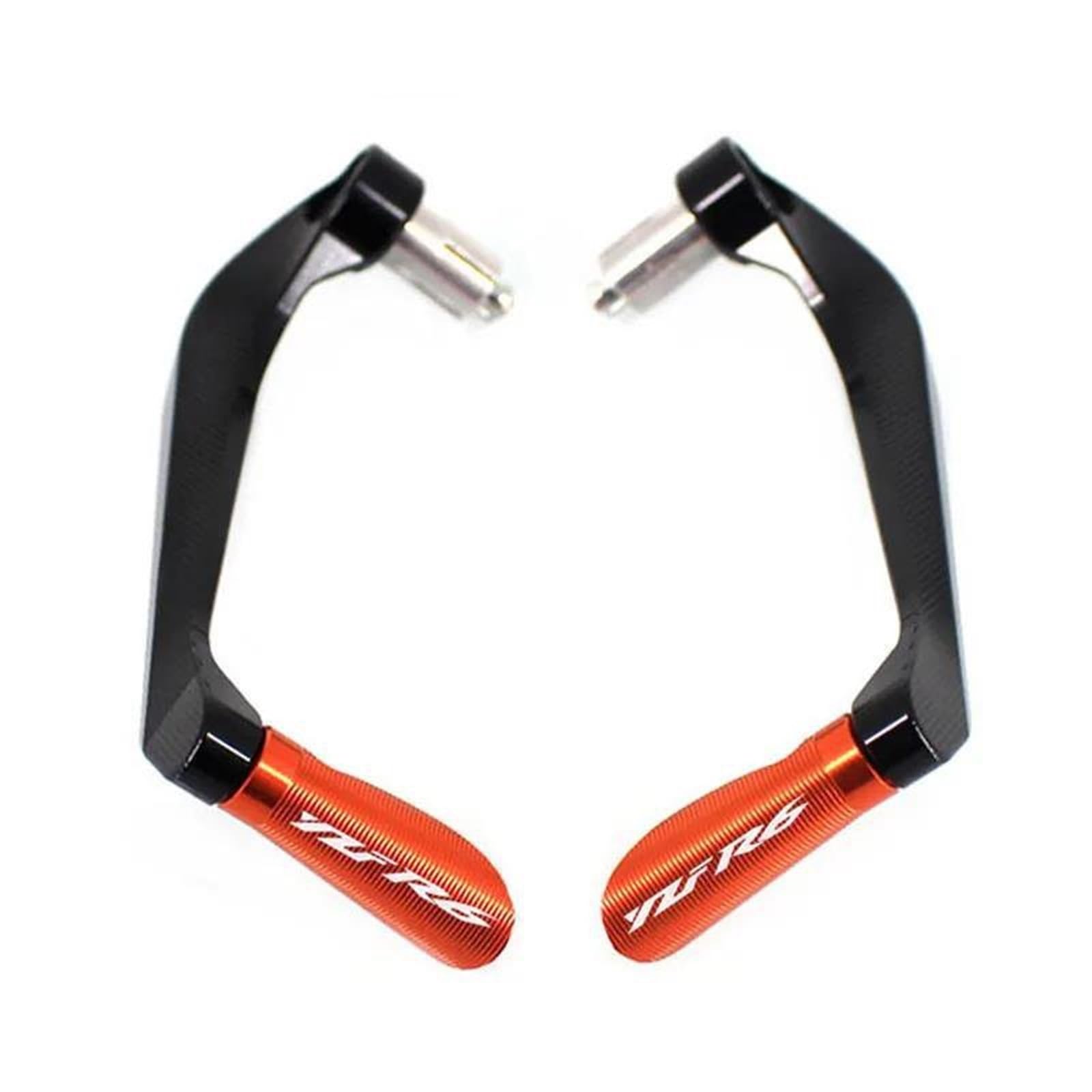 Hizorb Orange Handguards For Y-Amaha Yzf-R1 Yzf-R6 Yzfr1 Yzfr6 Yzf R1 R6 R1m R1s Motorcycle Cnc Handlebar Grips Guard Brake Clutch Levers Protector