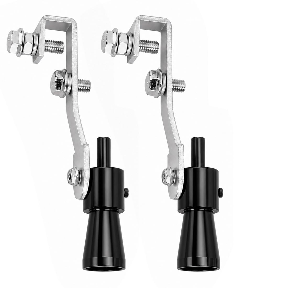 2 Silbatos de Sonido Turbo para Escape de Coche, Amplificador de Sonido para Silenciador de Tubo de Escape, Simulador de Turbo para Mejorar el Sonido del Motor