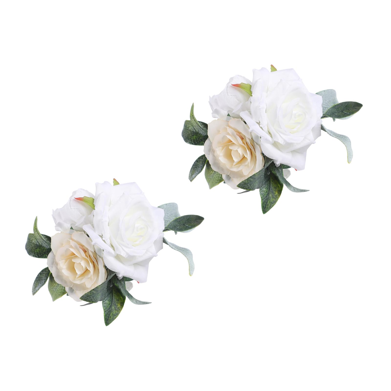 Tsophreniq 2PCS Realistic Artificial Flower Cake Deck Additional Wedding Birthday Addons Safe Not Fade Decoration for Incidents Hypersensitivity Complimentary Cake Garnishes
