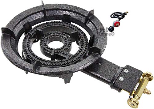 M.D.S Cuisine Cookwares Single Burner High Pressure Propane Outdoor Cooking Heavy Duty Portable