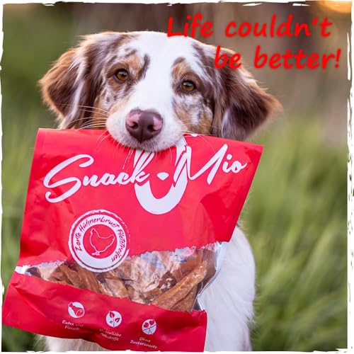 SnackOMio – Premium Hundesnack – krosse Hühnerfüße, getreidefrei, 1er Pack (1 x 700g)