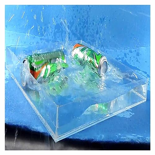 Plateau d'eau transparent en acrylique HD pour reflets photo parfaits