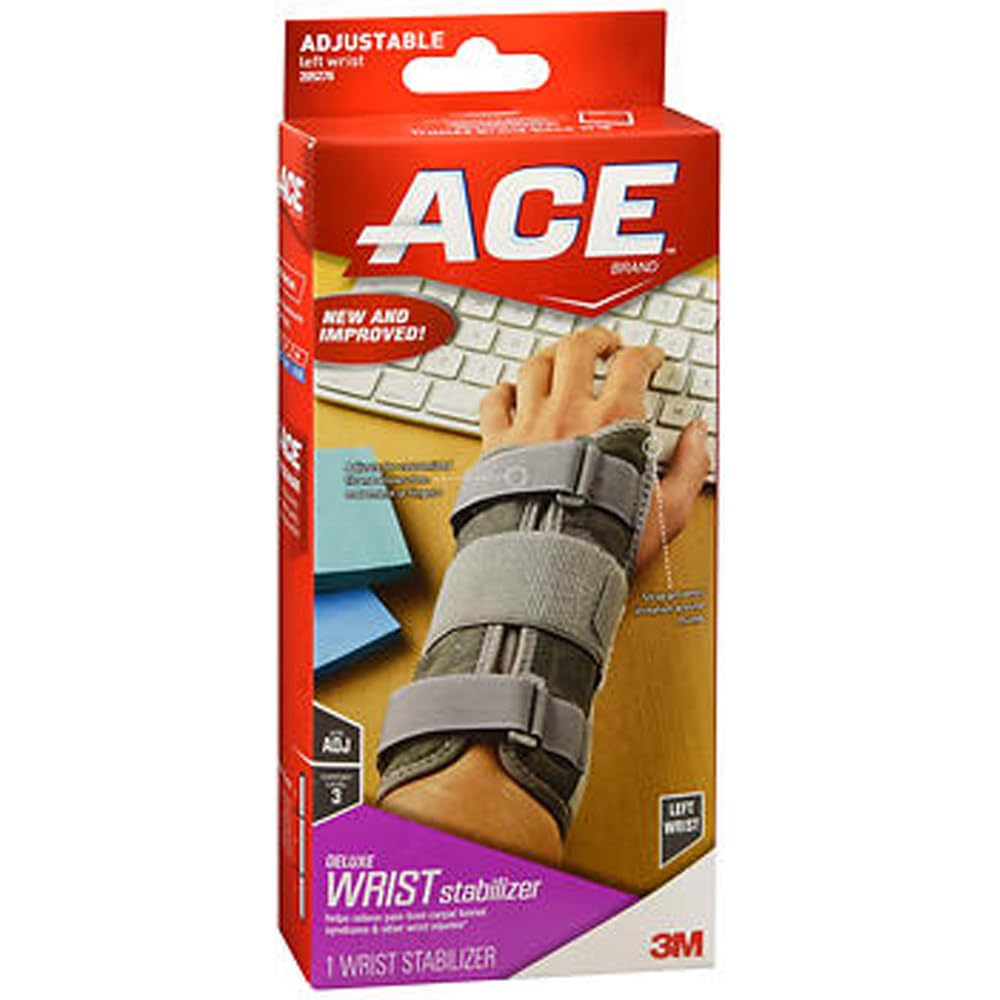 Ace Deluxe Left Wrist Stabilizer - 1 each, Pack of 2