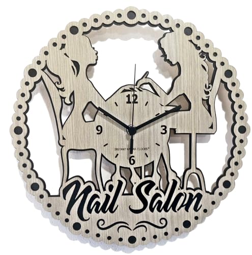 Instant Karma Clocks - Orologio da Parete - Nail Salon - Salone Bellezza - Estetista Idea Regalo Design Decorativo