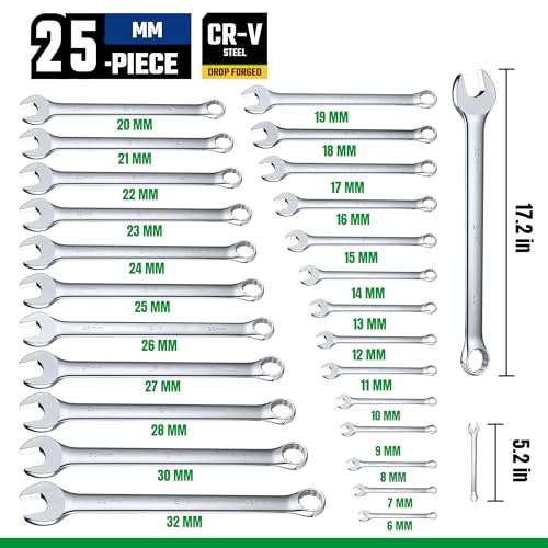 SK 42-Piece Premium Combination Wrench Set