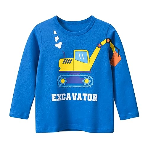 Boys Long Sleeve Tshirts Kids Casual Cotton Shirts Set Graphic Active Tee Tops for Autumn Spring 2 Pack2