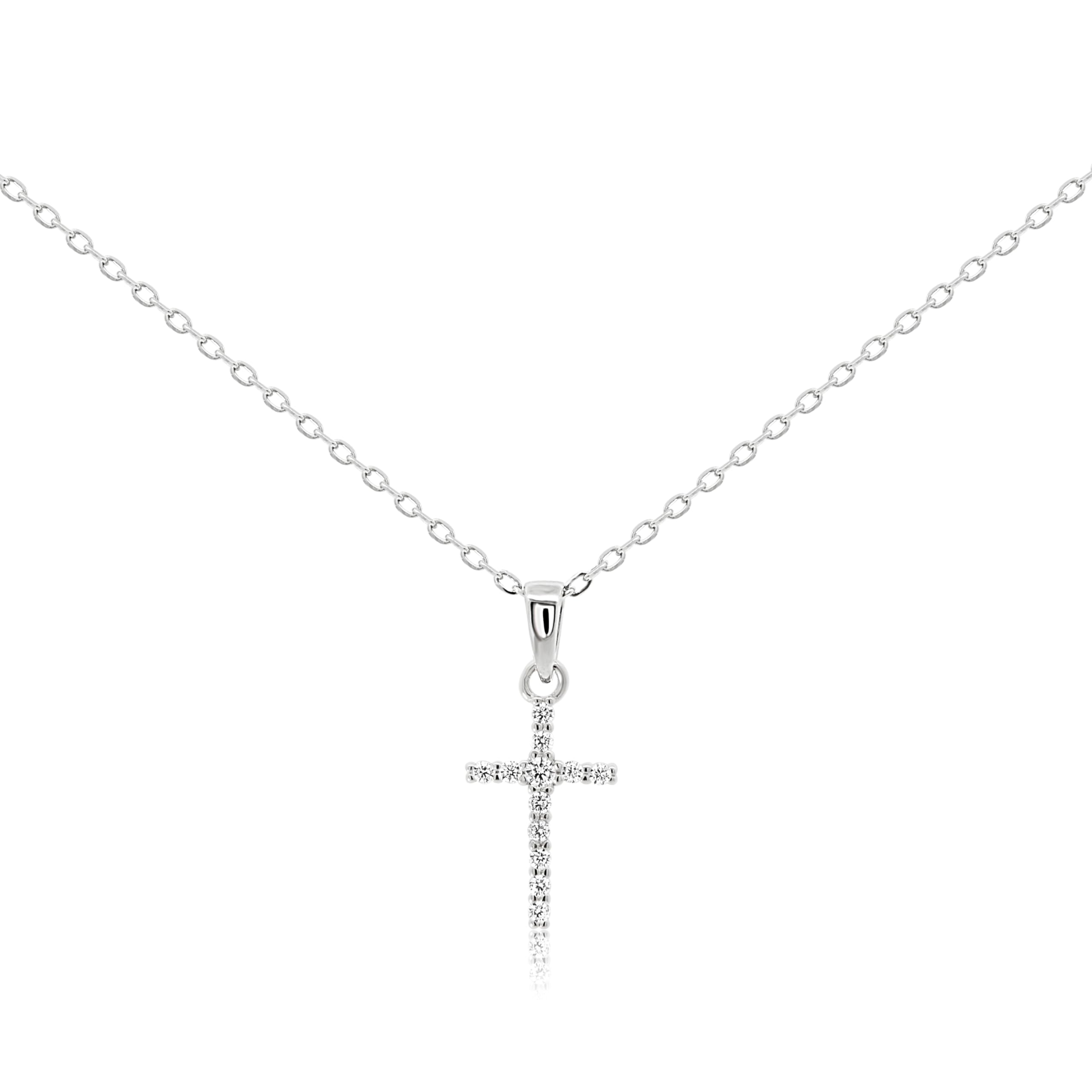 Crown Of Crosses Necklace | 925 Sterling Silver | For Women | With 925 Stamp And Certificate Of Authenticity-image-35