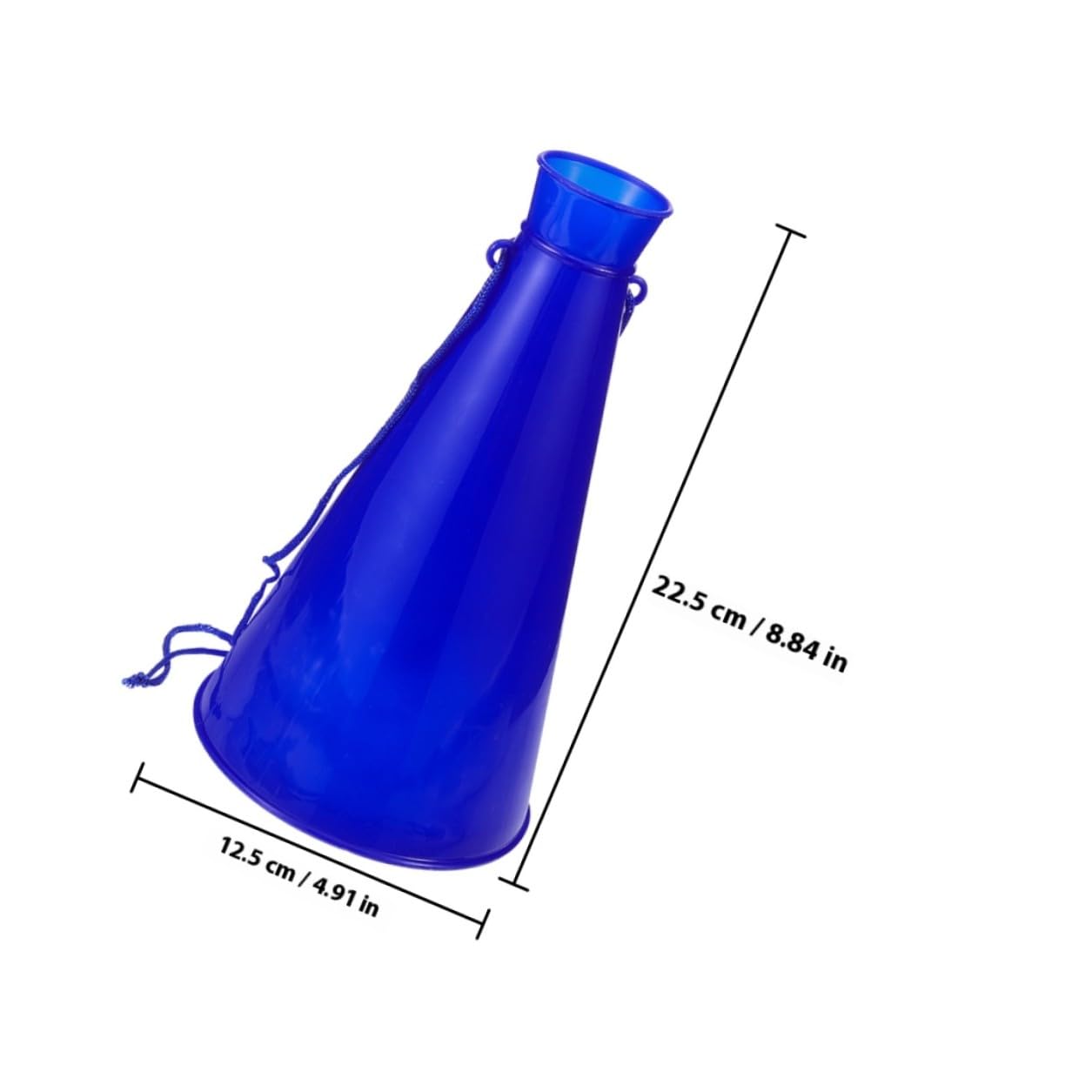 GRIRIW 4 Pezzi Megafono in Plastica Colorato per Feste e Partite di Calcio Giocattolo Tromba da Festa per Accessorio Rumoroso per Eventi Sportivi e Celebrazioni - 3
