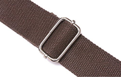 Sunshinejing Classic Weekender Overnight Duffel Bag Canvas Leather Carry on Travel Tote - Image 8