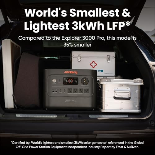 jackery homepower 3000 portable power station 3600w surge 7200w output 3072wh lfp battery solar generator essential home backup for home use power outage rv emergencies solar panel optional
