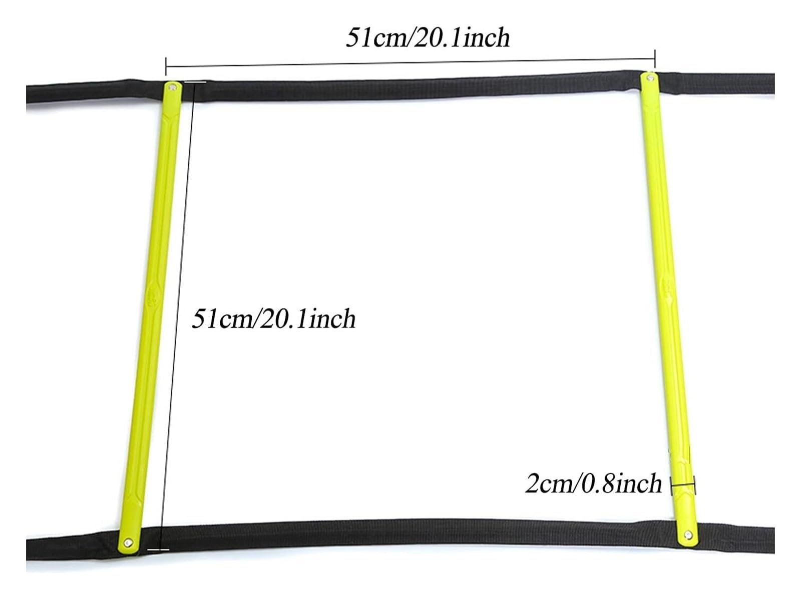 KEuLen Escalera de Agilidad, Escalera de Entrenamiento de Velocidad y Agilidad, Set de Entrenamiento Deportivo for Entrenamiento de Velocidad en fútbol.