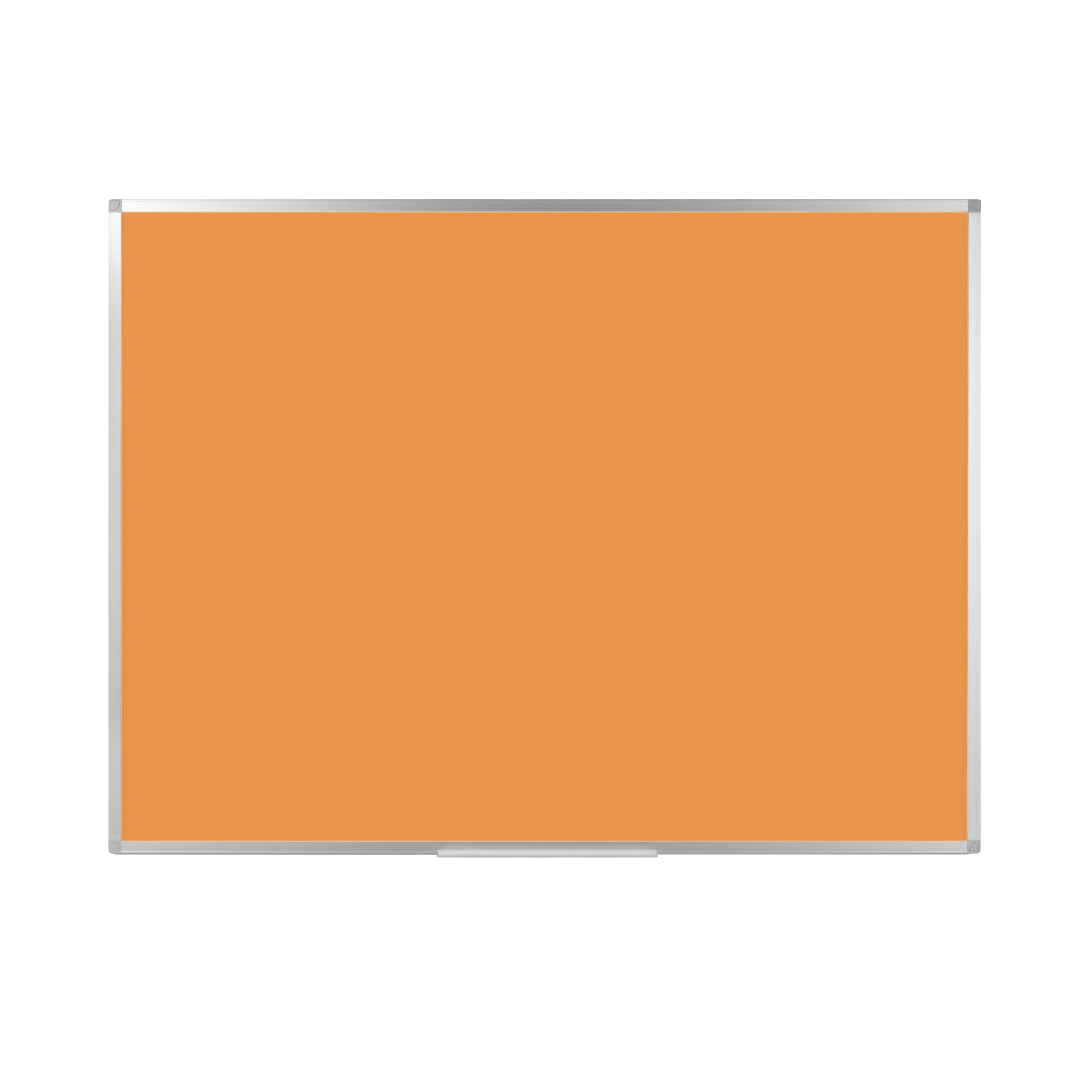 Bi-Office Ayda Pizarra Magnética Tangerine, 90 x 60 cm, Superficie de Acero Lacado, Marco de Aluminio