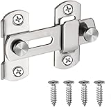 Türriegel, 100x70x20mm Robuste Türverriegelung für Innen Außen Türriegel Außen Türverriegelung mit 4 Schrauben, Wetterfest einbruchhemmend Für Türen, Fenster, Garten Badezimmer