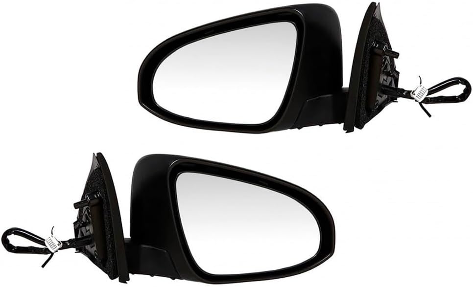 For Toyota Avalon 2013-2018 Door Mirror Driver and Passenger Side Pair Power Heated Memory Non-Electrochromic w/Blind Spot Detection Hybrid Paint To Match TO1320314, TO1321314 | 87906-07051