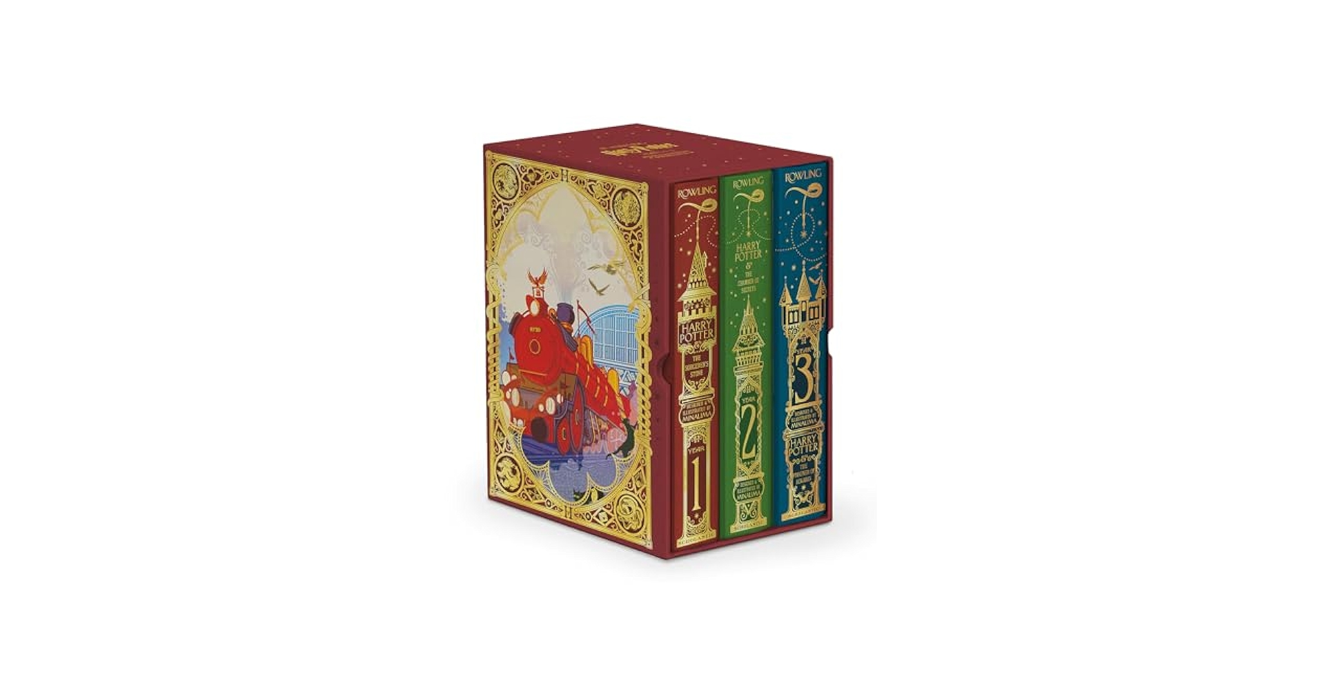 HARRY POTTERハリーポッター MINALIMA ミナリマ 3冊セット Harry Potter Books 1-3 Boxed Set (MinaLima Edition