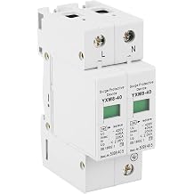JEOZBM House Arrester Device, 220V 2P 40Ka Surges Protective Device, Low-Voltage Surges Arrester Protector for Electric System