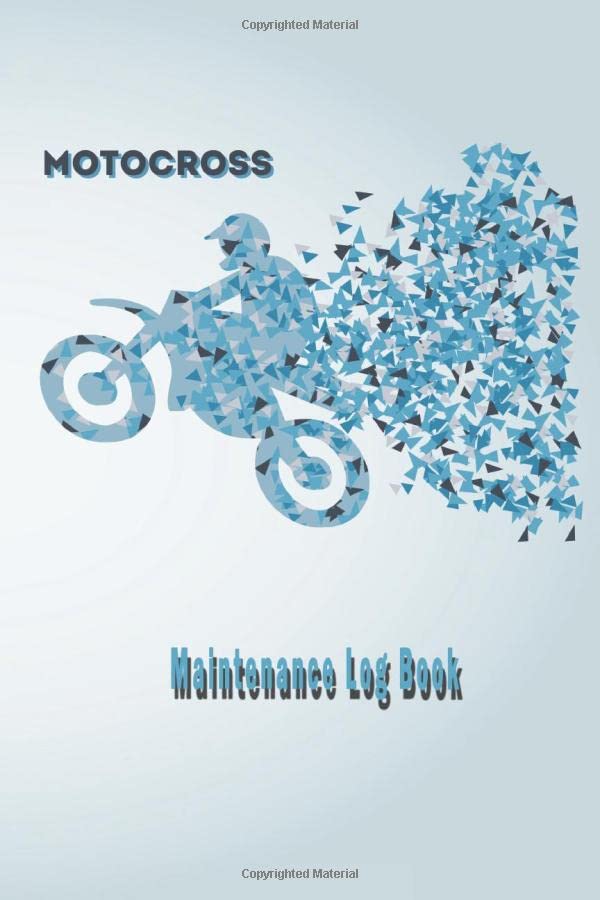 motocross Maintenance Log Book a log book that every motorcycle owner should have , to keep track on all your bikes maintenance and expanses . Great