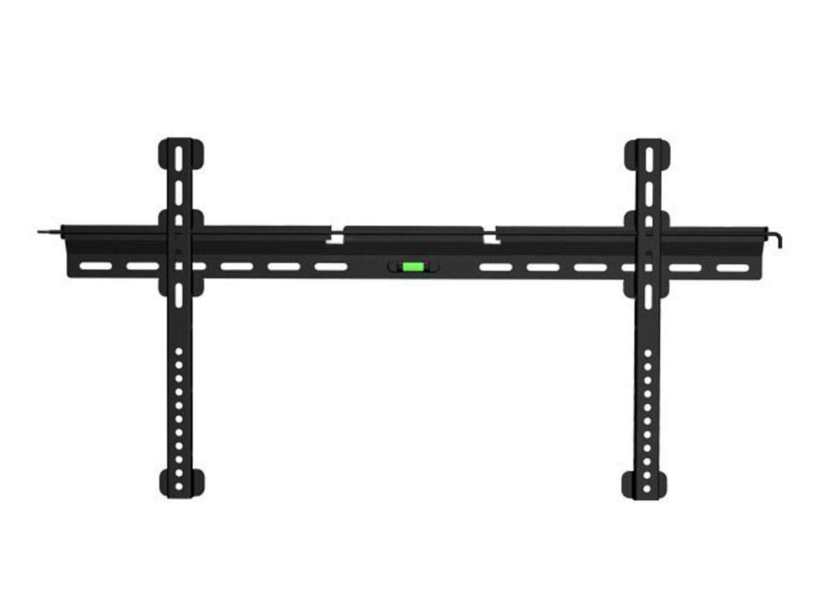 Monoprice 106424 Ultra-Slim Fixed TV Wall Mount Bracket for TVs 32in to 55in Max Weight 143 lbs VESA Patterns Up to 800x400 Security Brackets,Black