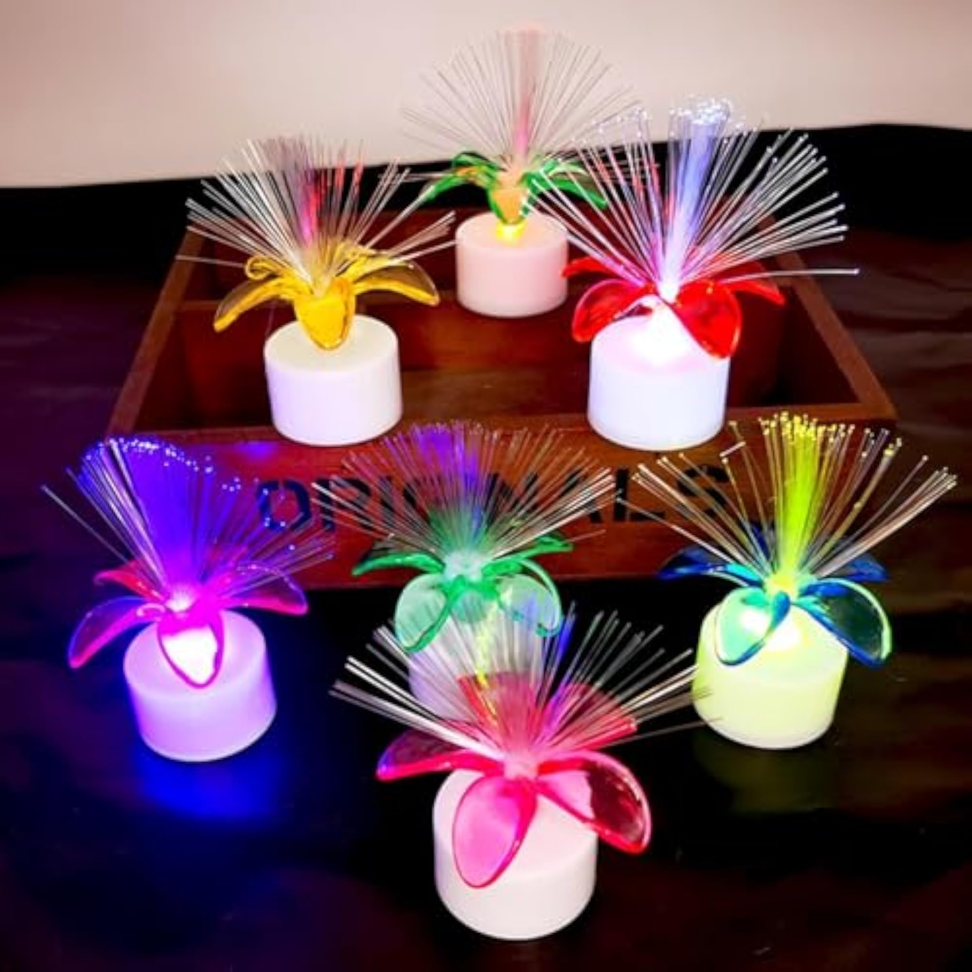 Fiber Optic Candle Light LED Candles with Timer Function