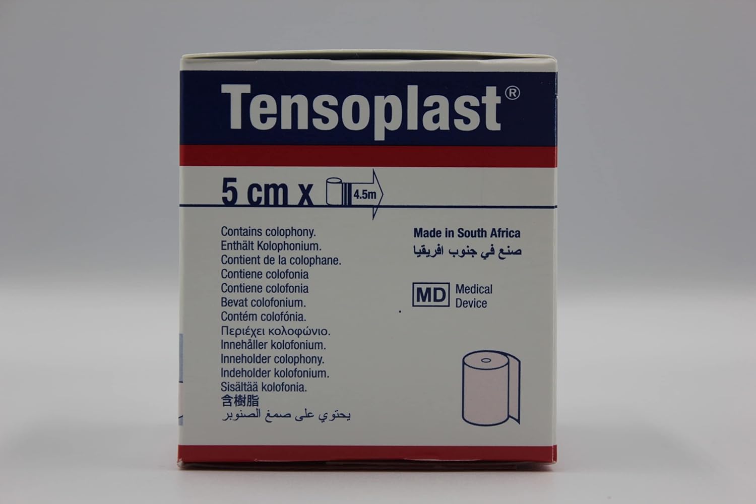TENSOPLAST cm 5x4,5 mt BENDA ELASTOADESIVA 12 PZ